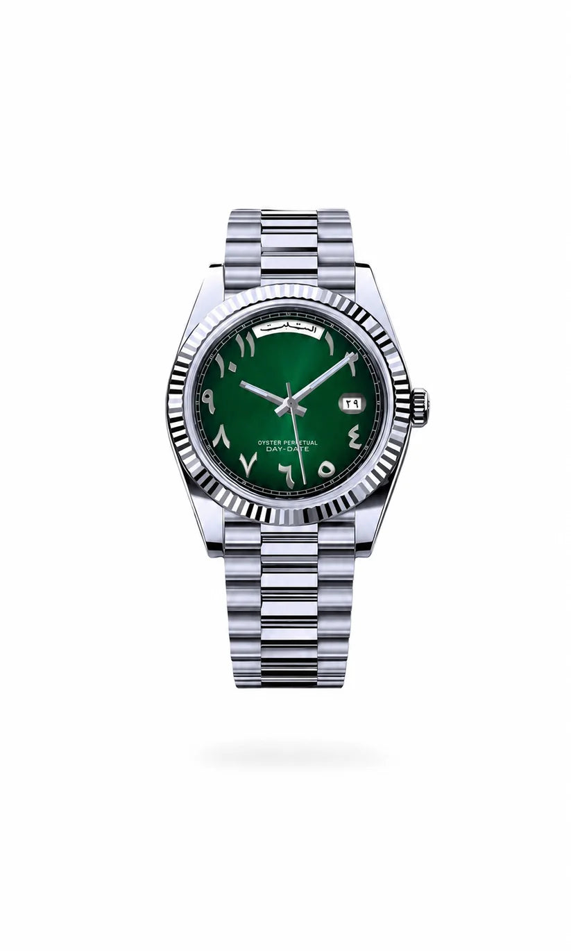 Daydate Green Arabic Dial