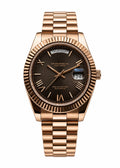 Daydate Rose Gold Smoke Dial