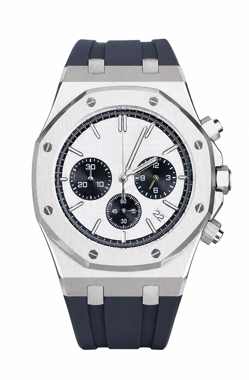 Royal Oak Chrono Rubber Silver