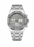 Royal Oak Grey Diamond Bezel