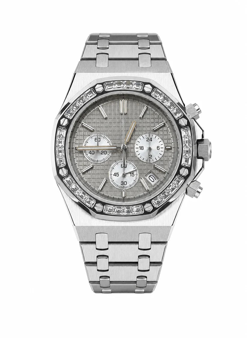 Royal Oak Grey Diamond Bezel