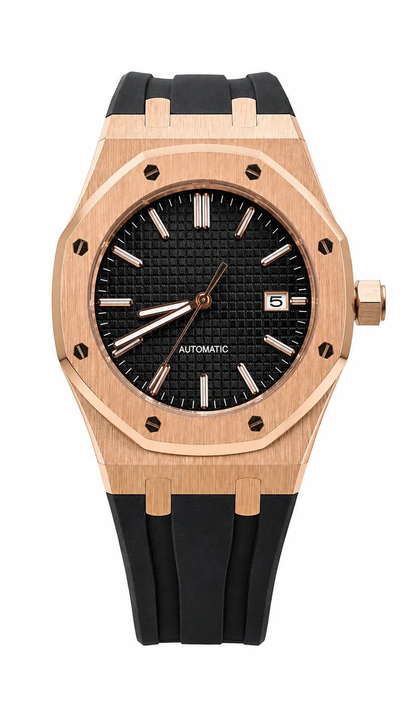 Royal Oak Rose Gold & Black
