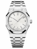 Royal Oak White & Silver